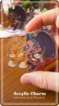 Nemona and Pawmot Acrylic Charm
